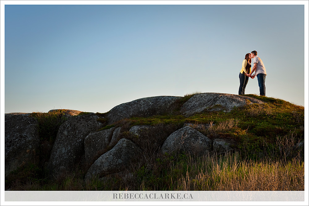 Peggy's Cove engagement photos
