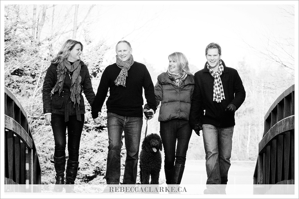 Dempsey Family walking