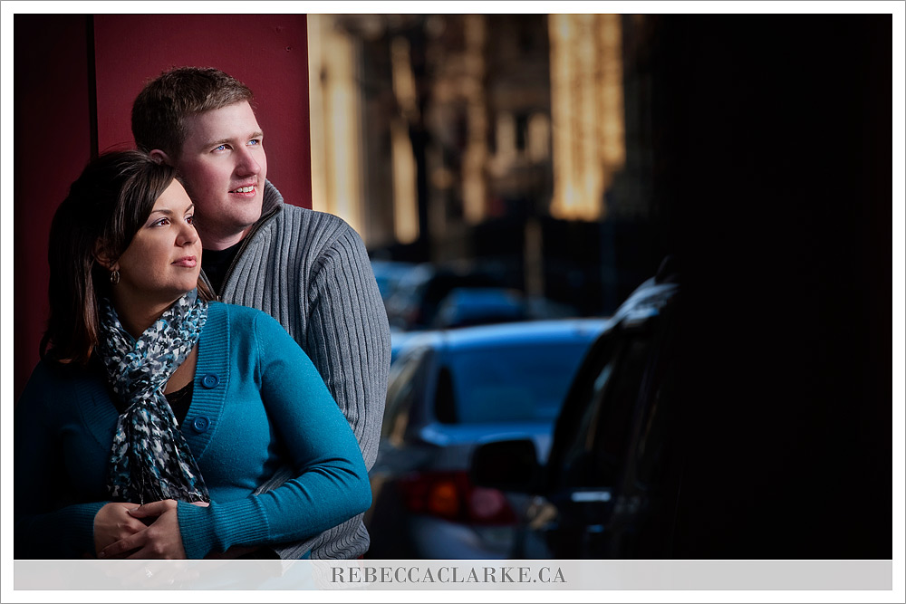 Logan & Tara downtown 01