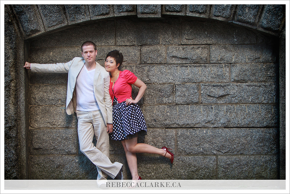 Downtown engagement session