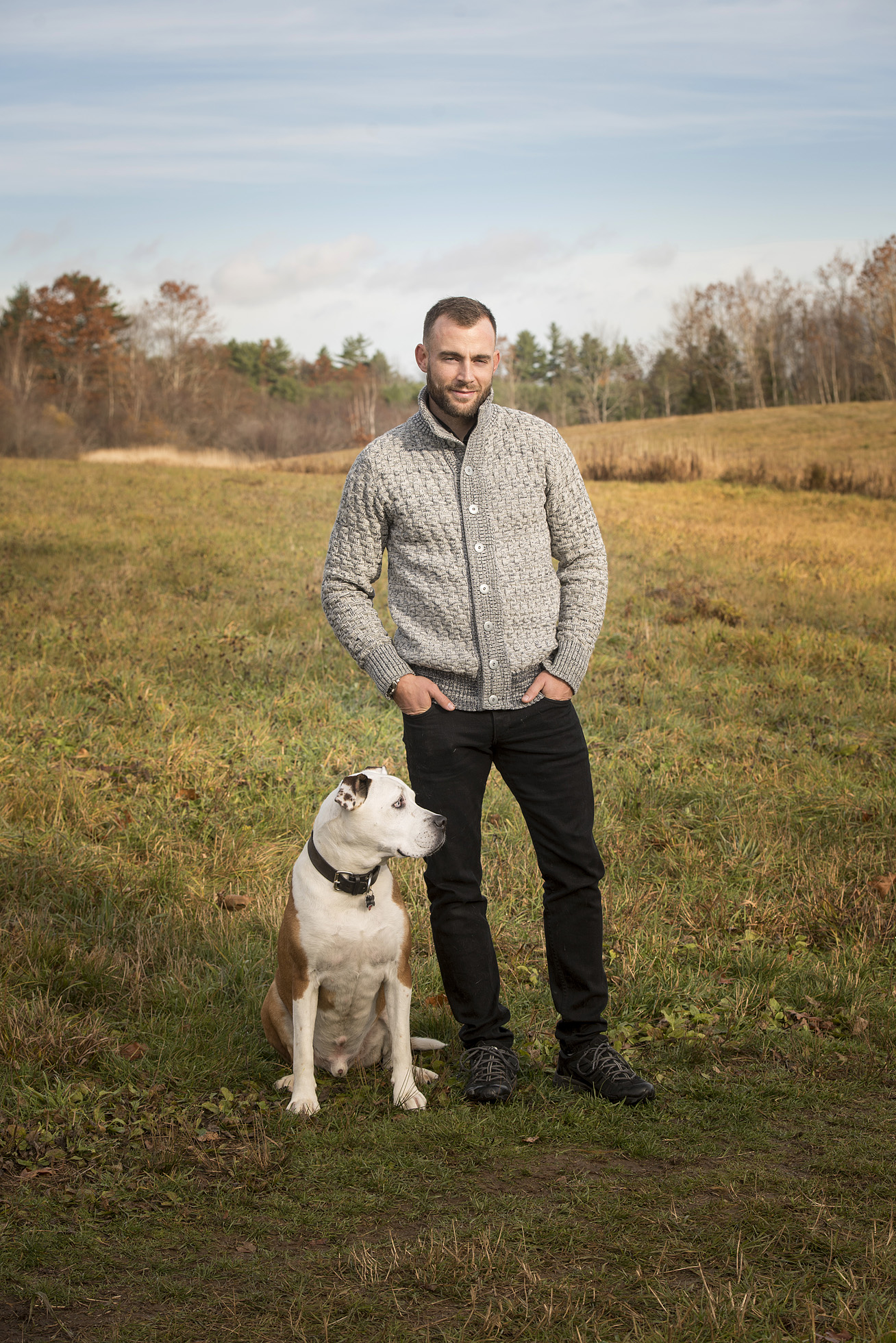 Outdoor dog photography