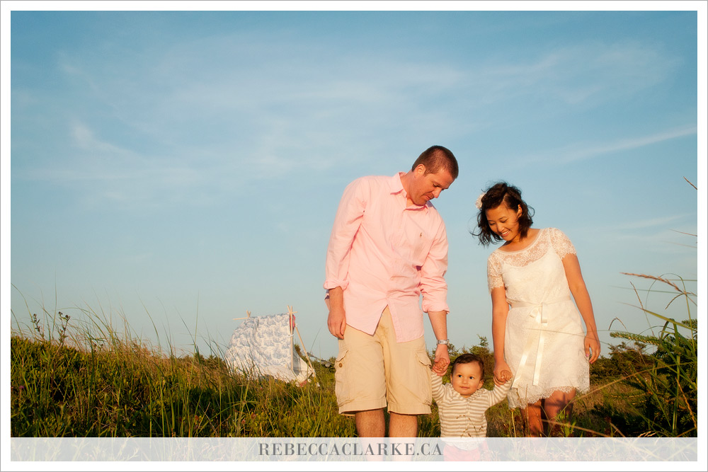 The Hamilton's at the beach