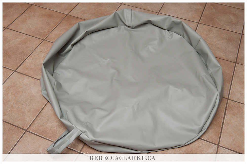 DIY Newborn baby bean bag poser Rebecca Clarke Emotive Photographer