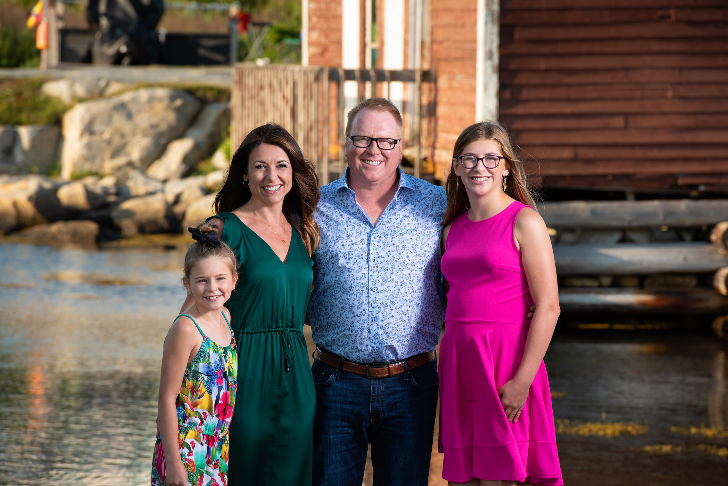 Fall family photos by the ocean