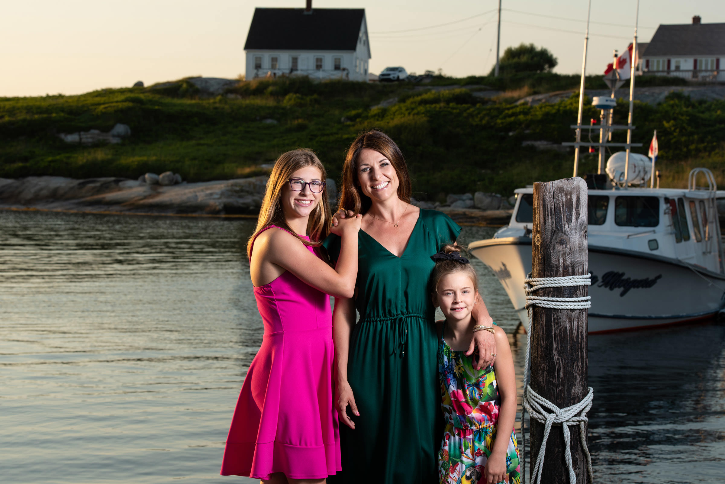 sunset beach family photos