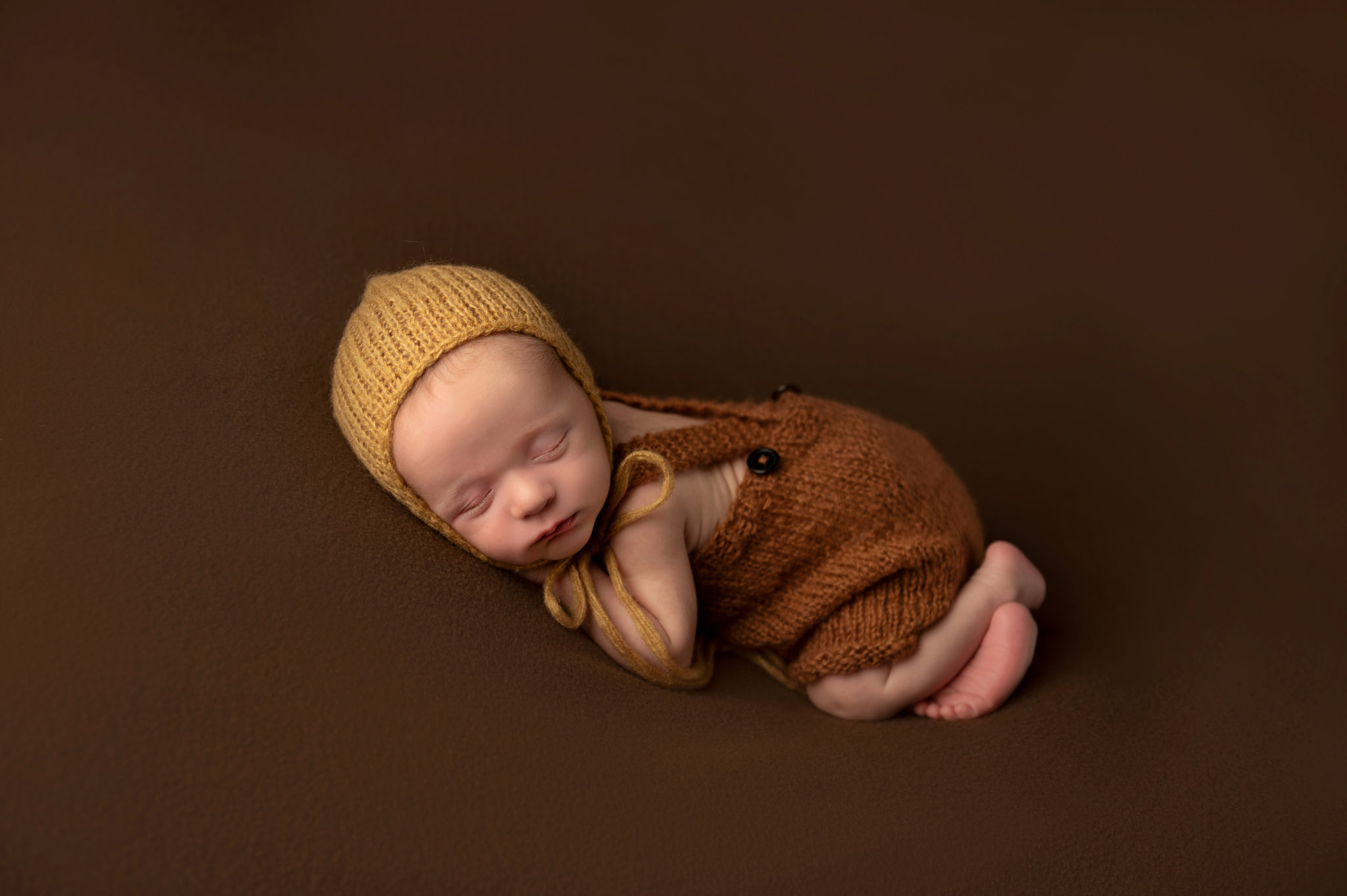Fall newborn session