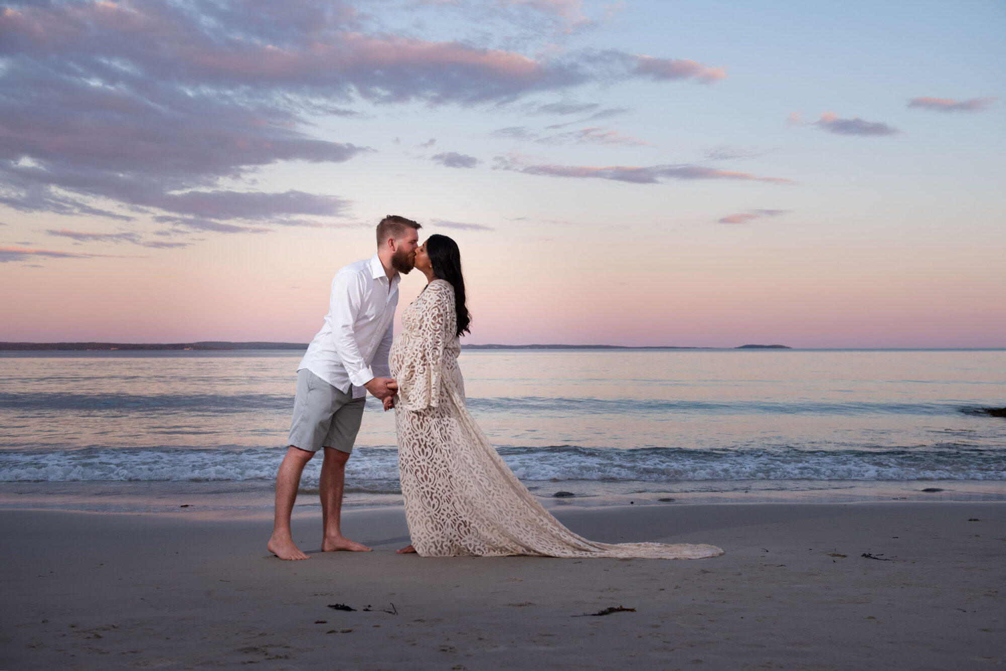 Halifax beach maternity session