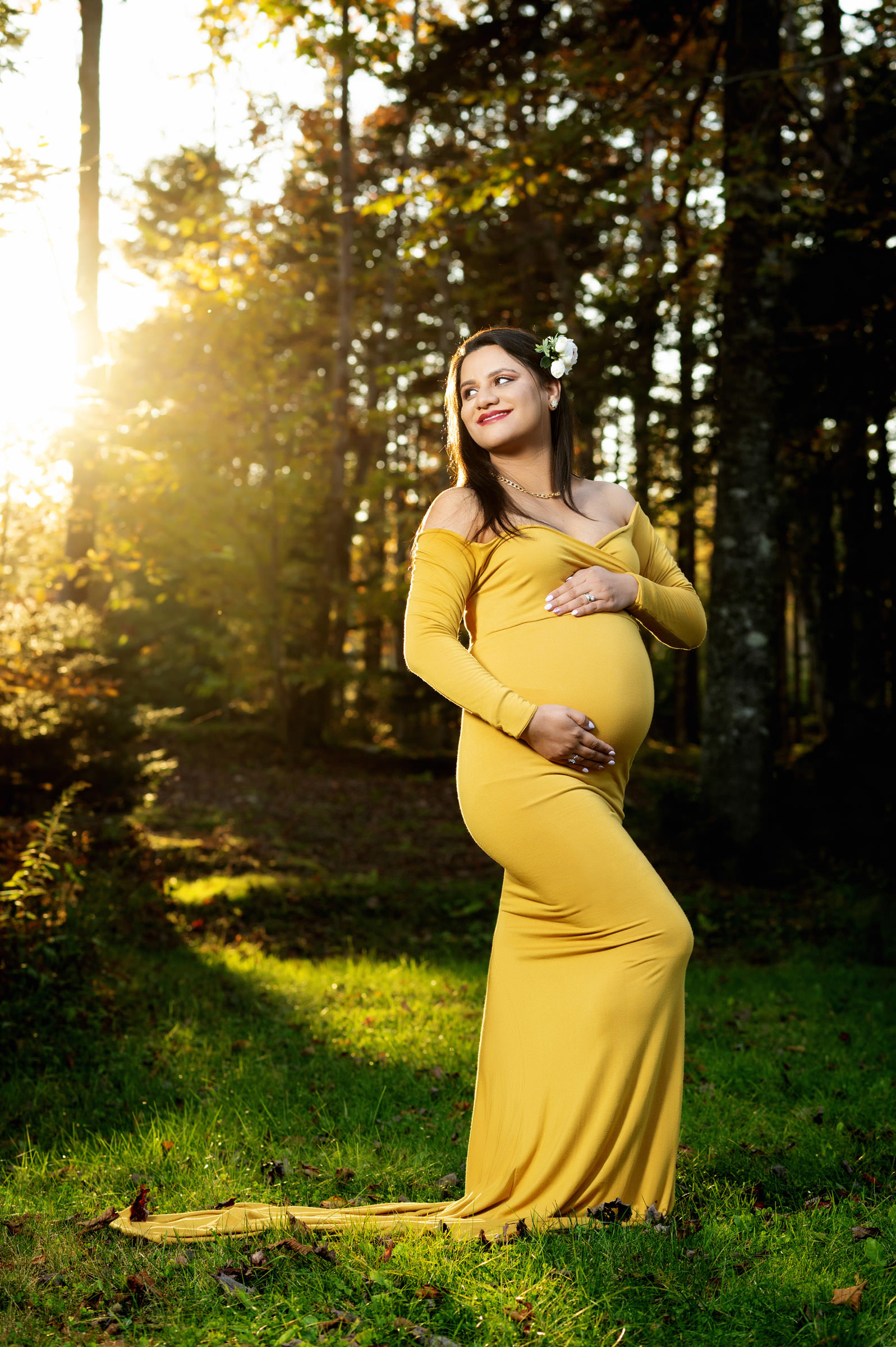 outdoor maternity photo session