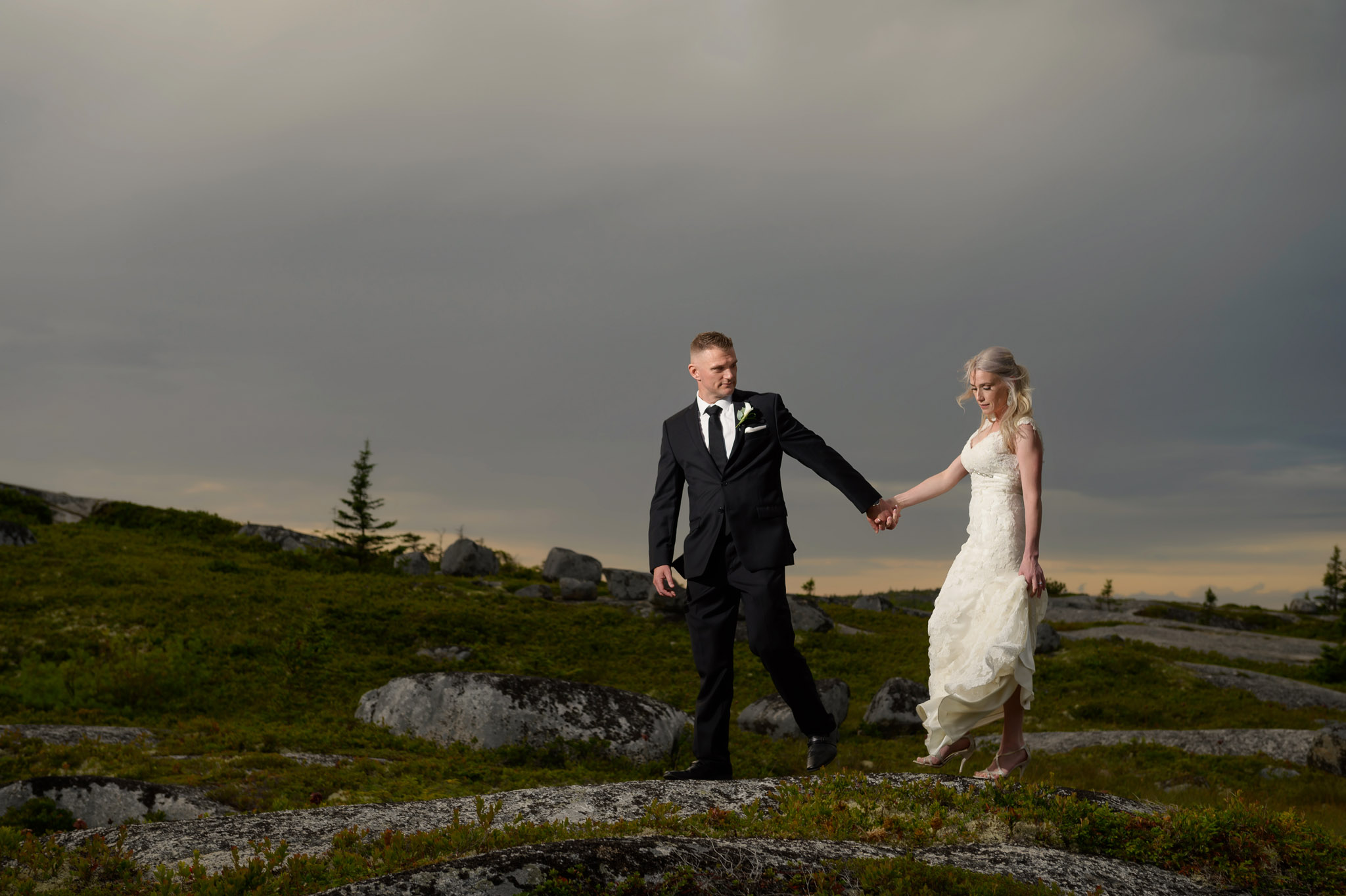 Halifax Wedding photography at Polly's Cove