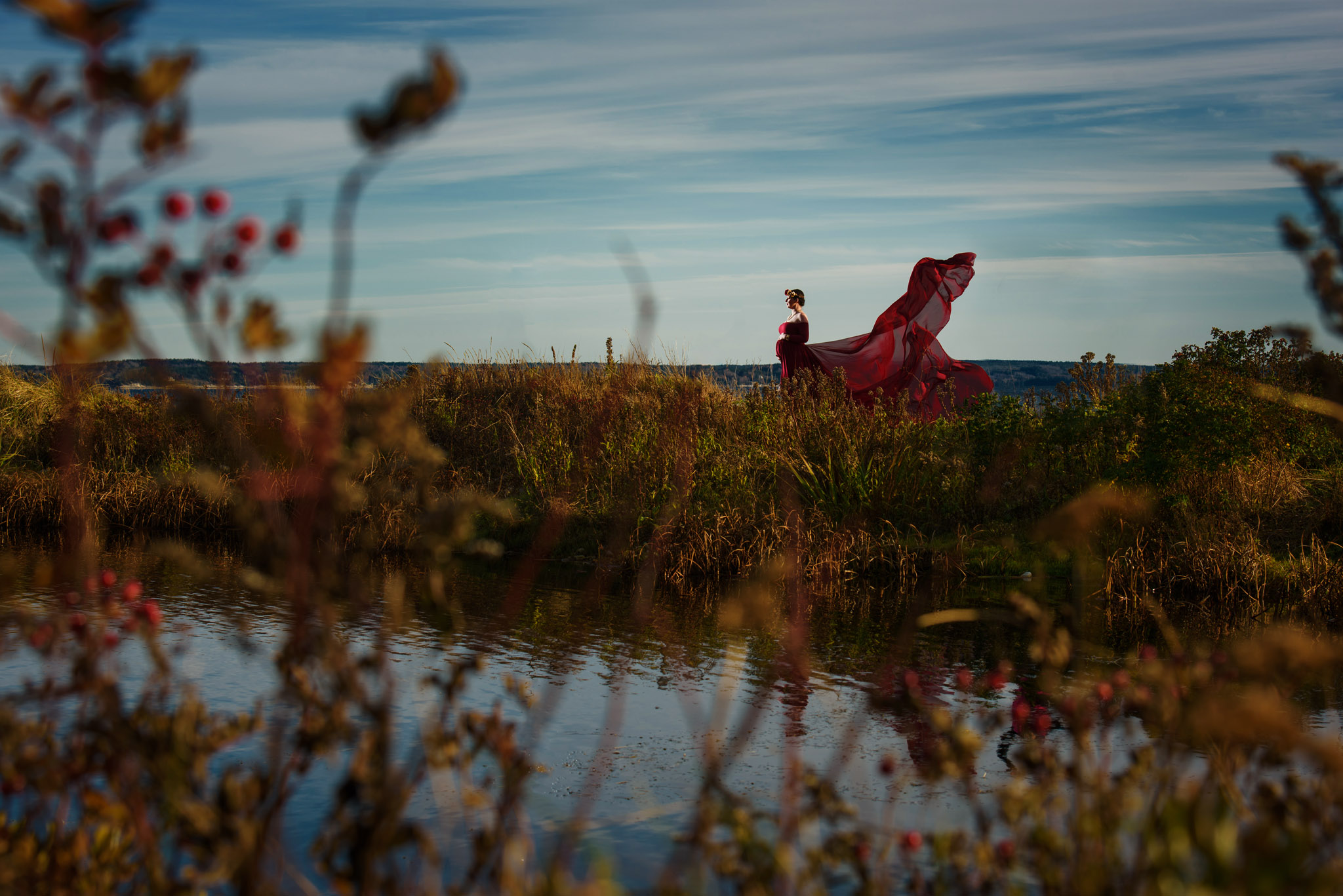 Halifax beach maternity session