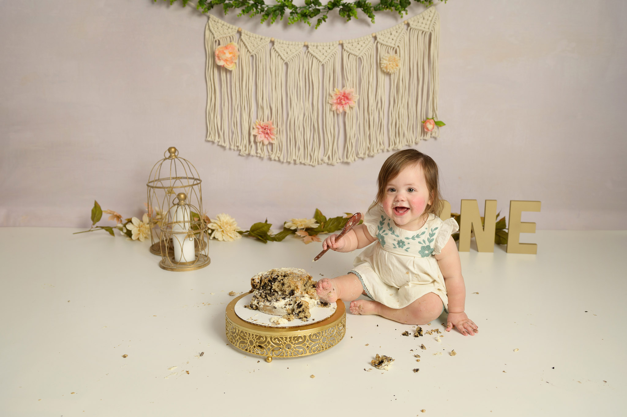 Halifax studio cake smash photo shoot
