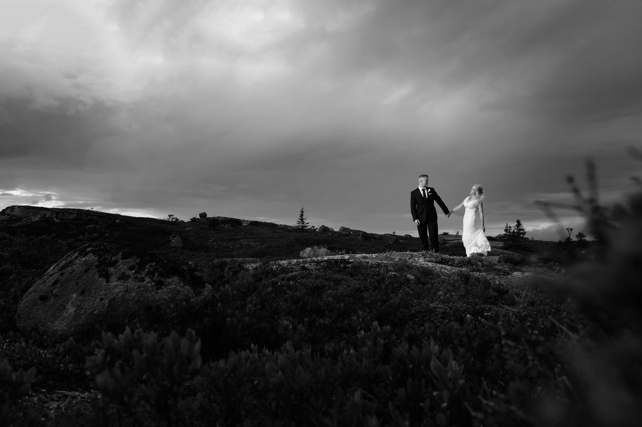 Dramatic wedding anniversary shoot Halifax NS