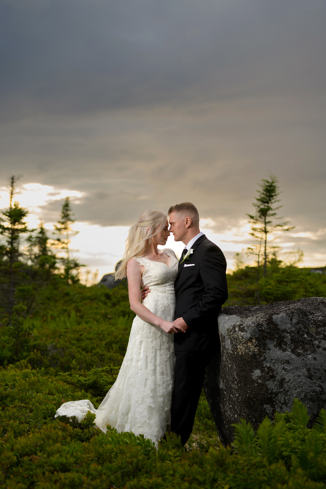 Bride and groom portrait Halifax Wedding photography