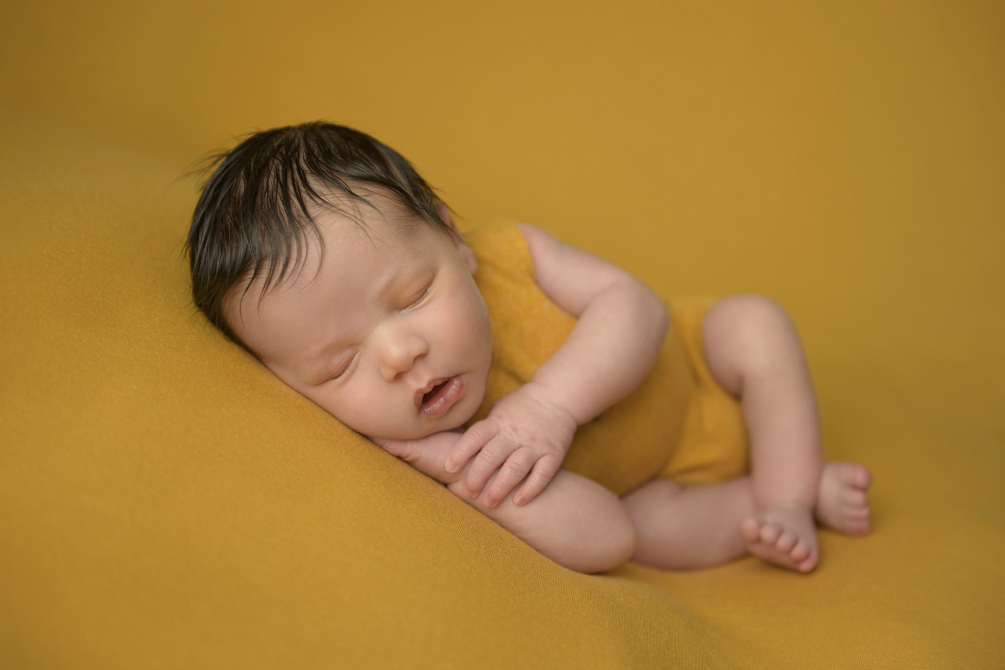 bright newborn photography session Halifax