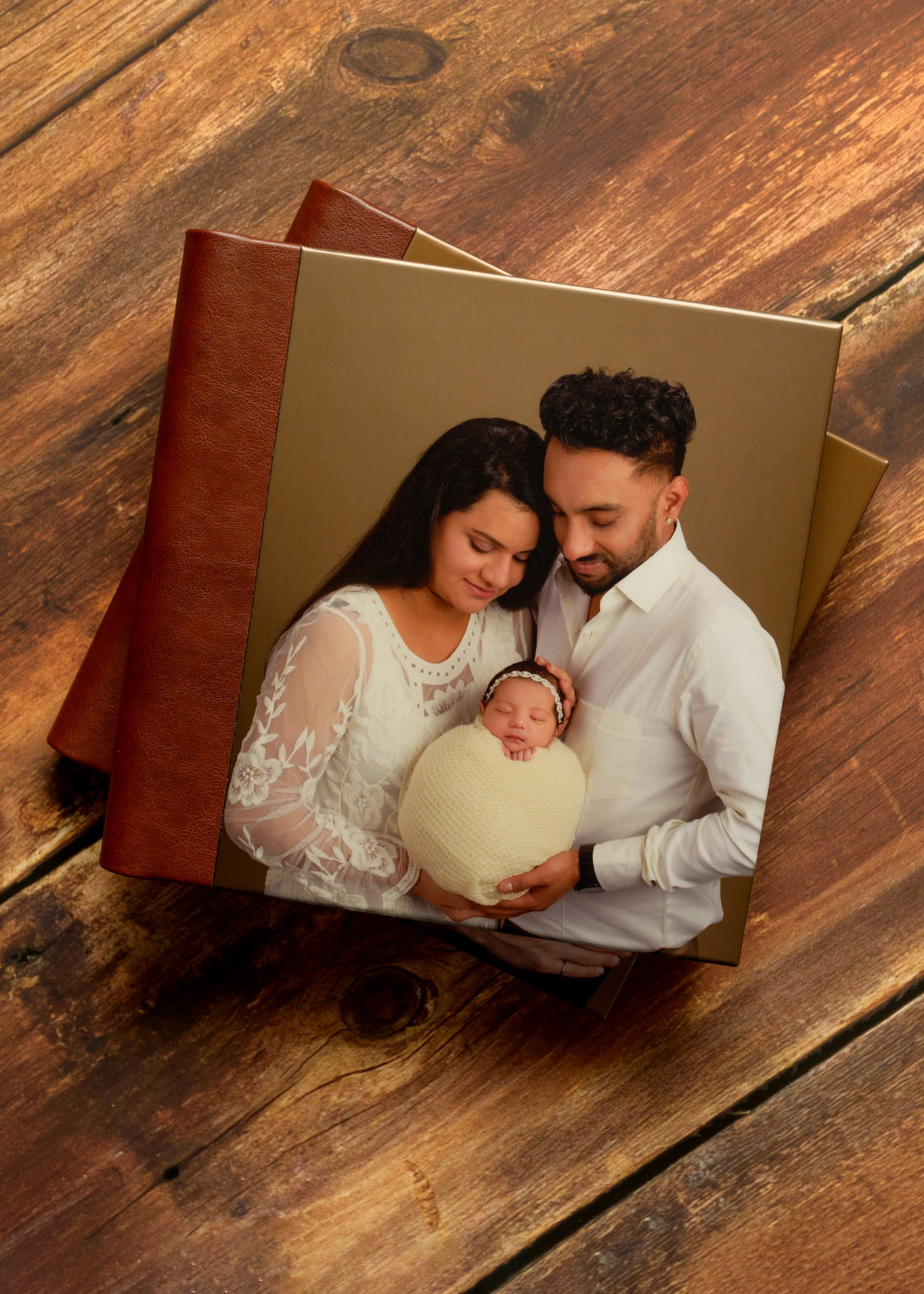 newborn photography session album