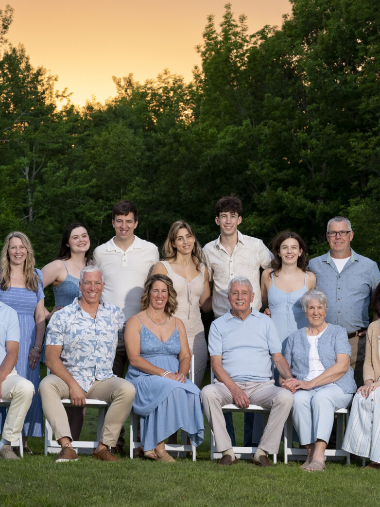 An 80th Birthday Celebration: Extended Family Photo Session in Halifax