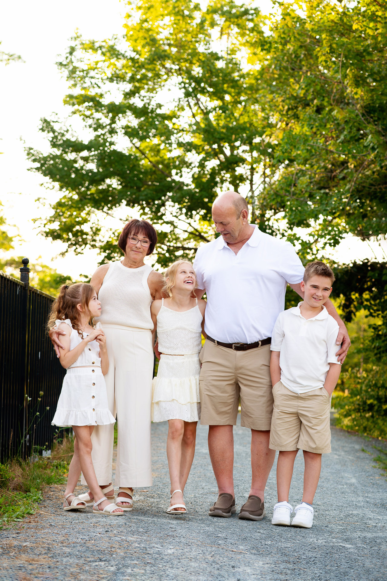 family photography of grandparents and grandchildren